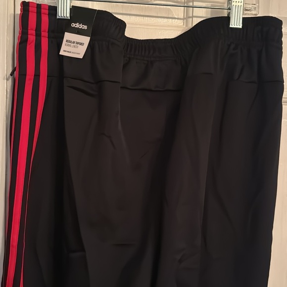Adidas 3 stripe tricot track pants NWT L - Picture 5 of 7